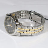 Citizen Black Dial Two-Tone Stainless Steel Strap Men Watch BF2018-52H