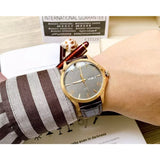 Citizen Black Dial Brown Leather Strap Men Watch BF2023-01H