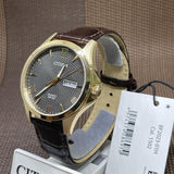 Citizen Black Dial Brown Leather Strap Men Watch BF2023-01H