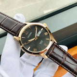 Citizen Black Dial Brown Leather Strap Men Watch BF2023-01H