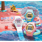 Casio Baby-G Digital Blue Resin Strap Women Watch BG-169PB-2DR-P