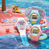 Casio Baby-G Digital Pink Resin Strap Women Watch BG-169PB-4DR