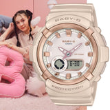 Casio Baby-G Beige Pink Resin Band Women's Sports Watch BGA-280BA-4ADR-P