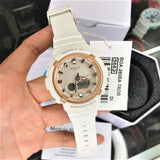 Casio Baby-G Digital-Analogue White Resin Strap Women Watch BGA-280BA-7ADR-P