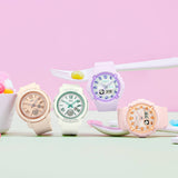 Casio Baby-G Pink Dial And Rubber Strap Women Watch BGA-280SW-4ADR
