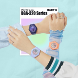 Casio Baby-G Purple Resin Strap Women Watch BGA-320-2ADR