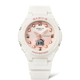 Casio Baby-G BGA-320 Series White Resin Strap Women Watch BGA-320-7A1DR-P