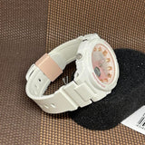 Casio Baby-G BGA-320 Series White Resin Strap Women Watch BGA-320-7A1DR-P