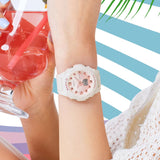 Casio Baby-G BGA-320 Series White Resin Strap Women Watch BGA-320-7A1DR