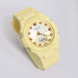 Casio Baby-G Yellow Resin Strap Women Watch BGA-320-9ADR-P