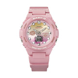 Casio Baby-G Digital-Analogue Pink Resin Strap Women Watch BGA-320AQ-4ADR