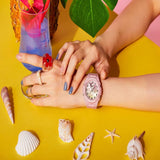 Casio Baby-G Digital-Analogue Pink Resin Strap Women Watch BGA-320AQ-4ADR