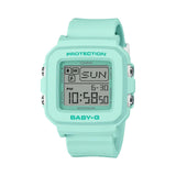 Casio Baby-G Digital Green Resin Strap Women's Watch BGD-10-3DR-P