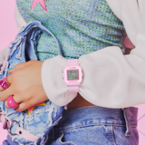 Casio Baby-G Digital Pink Resin Strap Women's Watch BGD-10-4DR-P