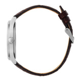 Citizen White Dial Brown Leather Strap Men Watch BH5000-08A