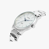 Citizen Quartz Analog White Dial Silver Stainless Steel Strap Men Watch BH5000-59A