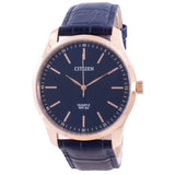 Citizen Blue Dial And Leather Strap Men Watch BH5003-00L