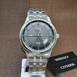 Citizen Black Dial Silver Stainless Steel Strap Men Watch BI1050-81E