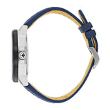 Citizen Eco-Drive Blue Dial Leather Strap Men Watch BJ7007-02L