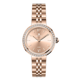 Bentley Lady Luxe Rose Gold Stainless Steel Strap Women Watch BL-10-46