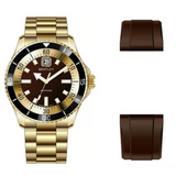 Bentley The Aurora Brown FKM Strap Men Watch BL-20-32