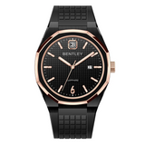 Bentley The Auraray Black Silicone Strap Men Watch BL-24-00