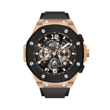 Bentley The Knight Black Silicone Strap Men Watch BL-25-00