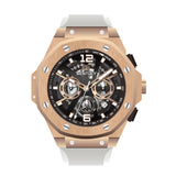 Bentley The Knight White Silicone Strap Men Watch BL-25-90