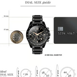 Bentley The Immense Black Stainless Steel Strap Men's Watch BL-26-00