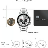 Bentley The Immense Silver Stainless Steel Strap Men's Watch BL-26-50