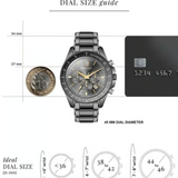Bentley The Immense Black Stainless Steel Strap Men's Watch BL-26-94