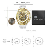 Bentley The Opulence White Silicone Strap Men's Watch BL-50-19