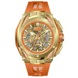 Bentley The Opulence Orange FKM Strap Men's Watch BL-50-36