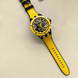 Bentley The Summit Yellow Rubber Strap Men's Watch BL-62-04