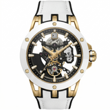 Bentley The Summit Collection White Rubber Strap Men's Watch BL-62-36