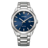Citizen Eco-Drive Blue Dial Silver Stainless Steel Strap Men Watch BM-7600-81L