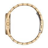 Citizen Eco-Drive Gold Dial Stainless Steel Strap Men Watch BM-7603-82P
