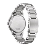 Citizen Eco-Drive Black Dial Silver Stainless Steel Strap Men's Watch BM6978-93E