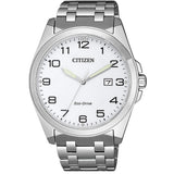 Citizen Eco-Drive Silver Stainless Steel Strap Men's Watch BM7108-81A