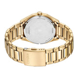 Citizen Eco-Drive Gold Dial Stainless Steel Strap Men Watch BM7603-82P