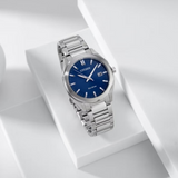 Citizen Eco-Drive Blue Dial Silver Stainless Steel Strap Men Watch BM7620-83L