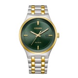 Citizen Eco-Drive Two-Tone Stainless Steel Strap Men Watch BM7654-57X