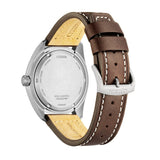 Citizen Eco-Drive Blue Dial Brown Leather Strap Men Watch BM8560-37L
