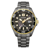 Citizen Eco-Drive Black Stainless Steel Strap Men's Watch BN0264-53E
