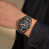 Citizen Eco-Drive Black Stainless Steel Strap Men's Watch BN0264-53E