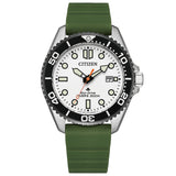 Citizen Promaster Marine Green Urethane Strap Men's Watch BN0265-00A