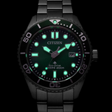 Citizen Promaster Green Dial Stainless Steel Strap Men Watch BN0269-50W