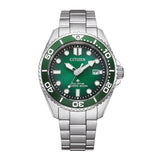 Citizen Promaster Green Dial Stainless Steel Strap Men Watch BN0269-50W