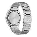 Citizen Eco-Drive Black Dial Silver Stainless Steel Strap Men Watch BN1014-55E