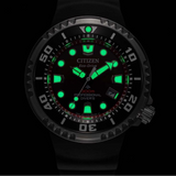 Citizen Eco-Drive Black Rubber Strap Men's Watch BN1024-01Z